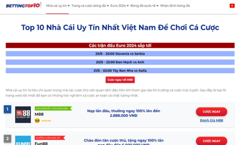 Danh sách top nhà cái uy tín và chất lượng hàng đầu