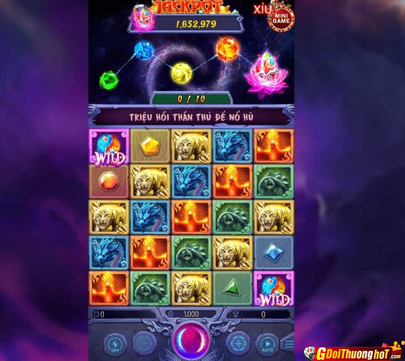 4 Thần Thú Slot – Trò Chơi Nổ Hũ Đẳng Cấp Cho Giới Cá Cược