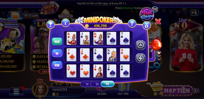 Mẹo quay mini poker nổ hũ giúp bạn giành chiến thắng nhanh