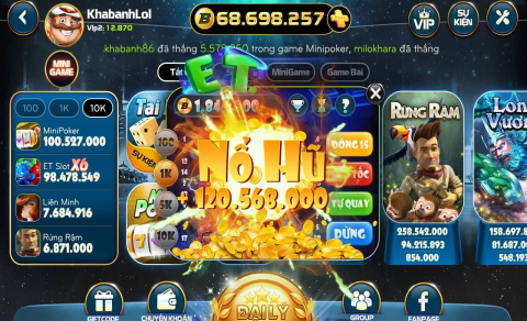 Top game nổ hũ đổi thưởng uy tín 2020 – Chơi là thắng lớn