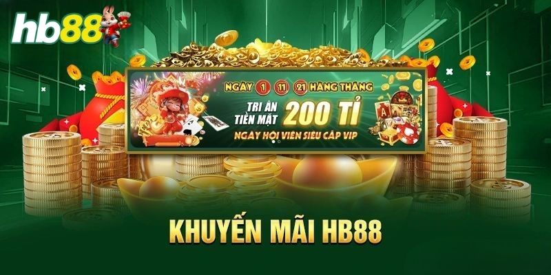 Nhà cái HB88 Khuyến mãi mới nhất