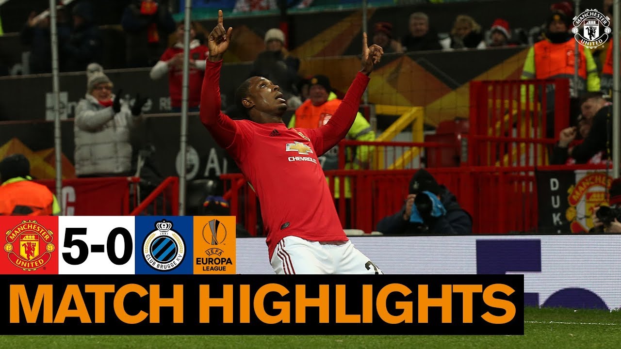 Man Utd đánh bại Club Brugge 5-0 để tiến vào vòng 16 đội Europa League