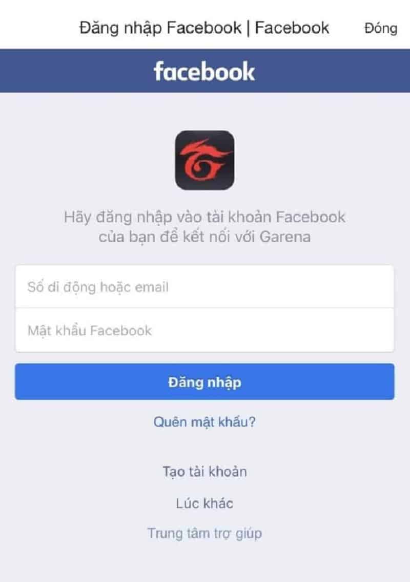 Cách đăng nhập game Liên Quân bằng Facebook đơn giản và nhanh chóng