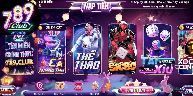 Game bài nạp thẻ đổi thưởng, chơi game trúng lớn!