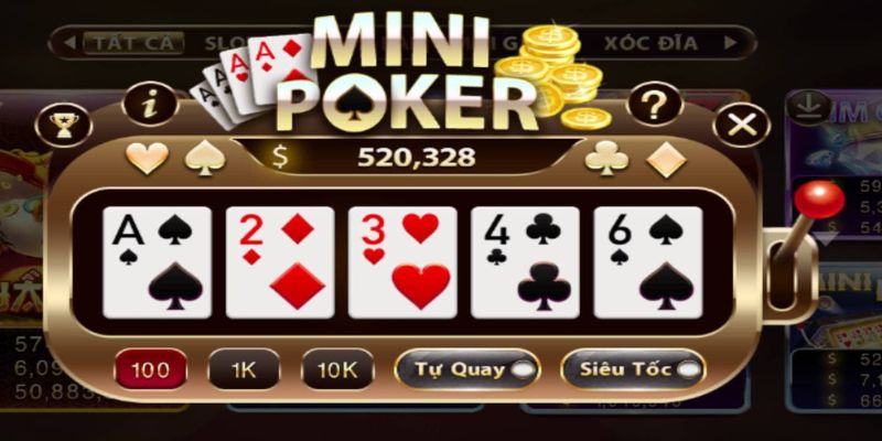 Quay mini poker nổ hũ dễ không? Hướng dẫn chi tiết nhất!