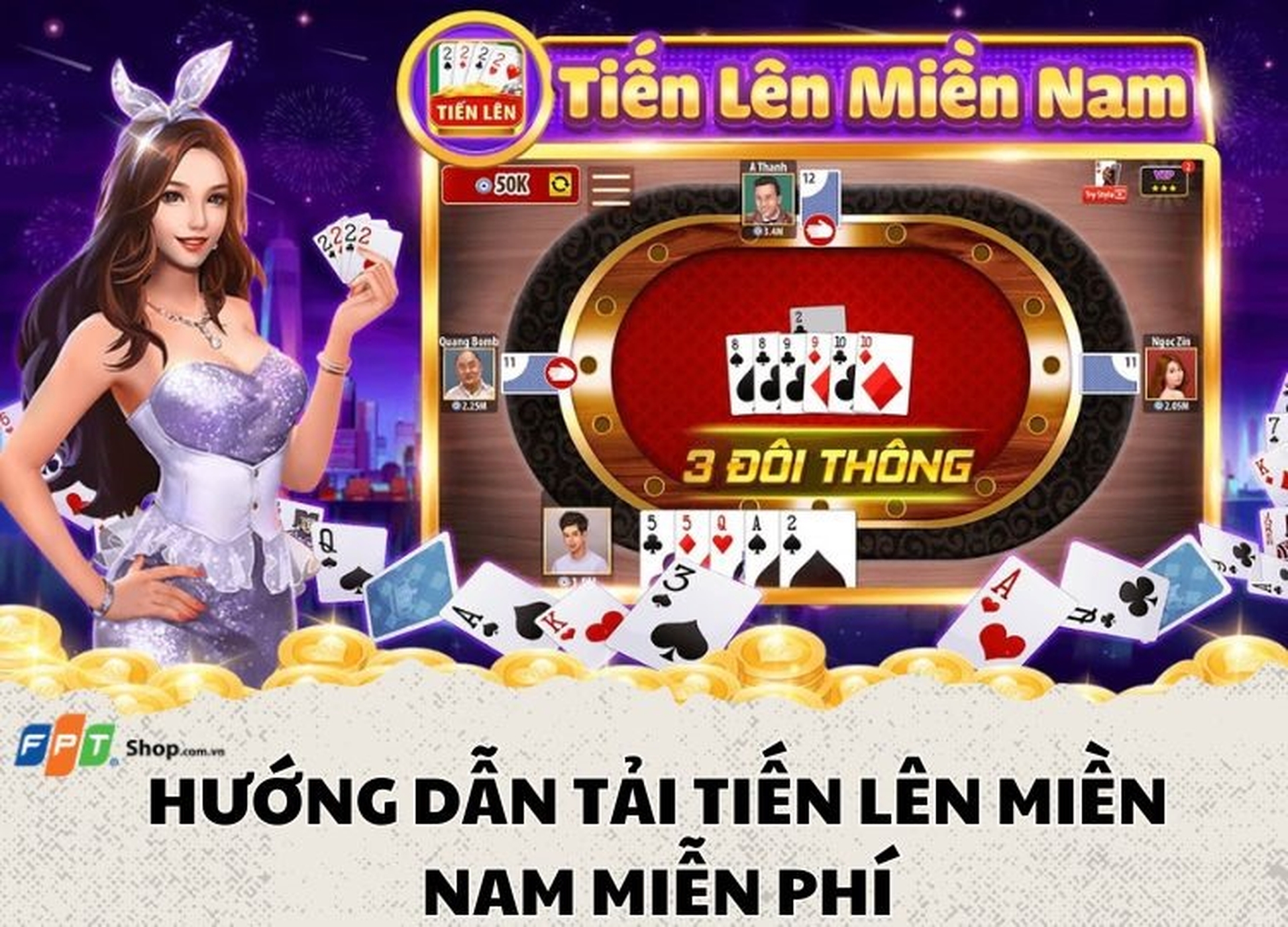 Chơi game đánh bài miễn phí - Hướng dẫn cách tải và chơi chi tiết nhất!